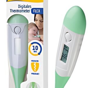 Lifemed Thermomètre "Flex", blanc/vert