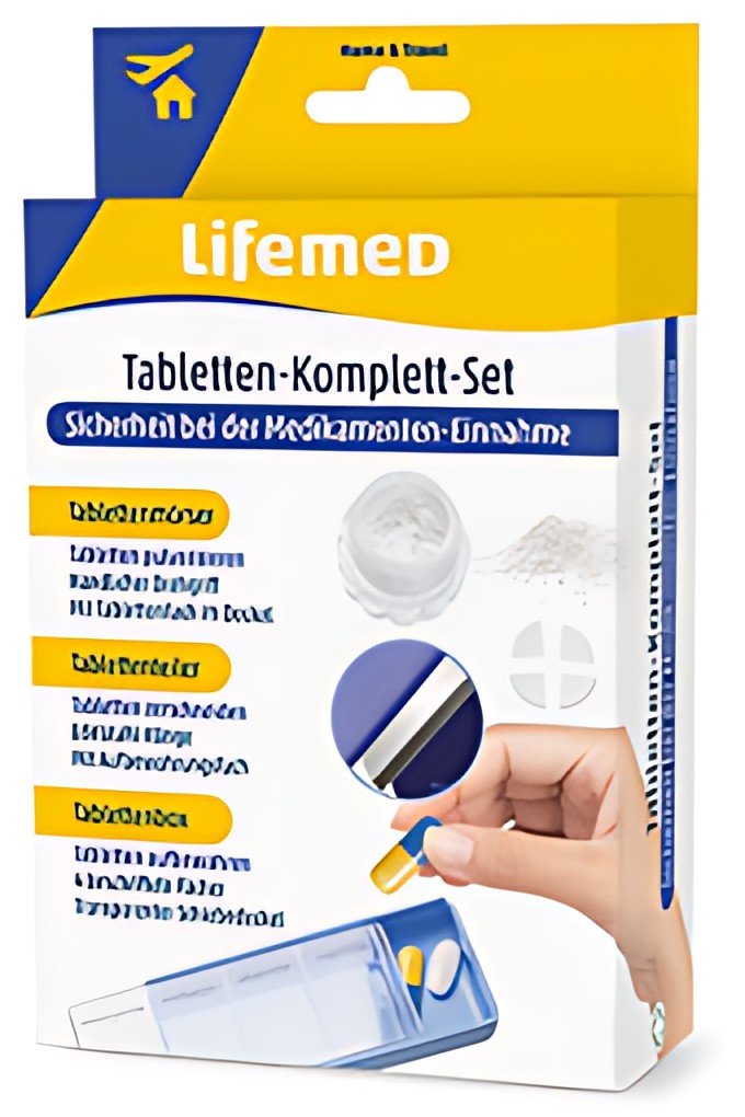 Kit complet de comprimés Lifemed, plastique