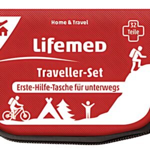Lifemed Kit de premiers secours "Travel", 32 pièces