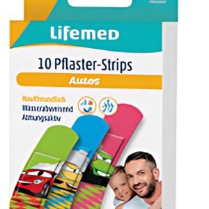 Lifemed Pansement pour enfants "Voitures", paquet de 10