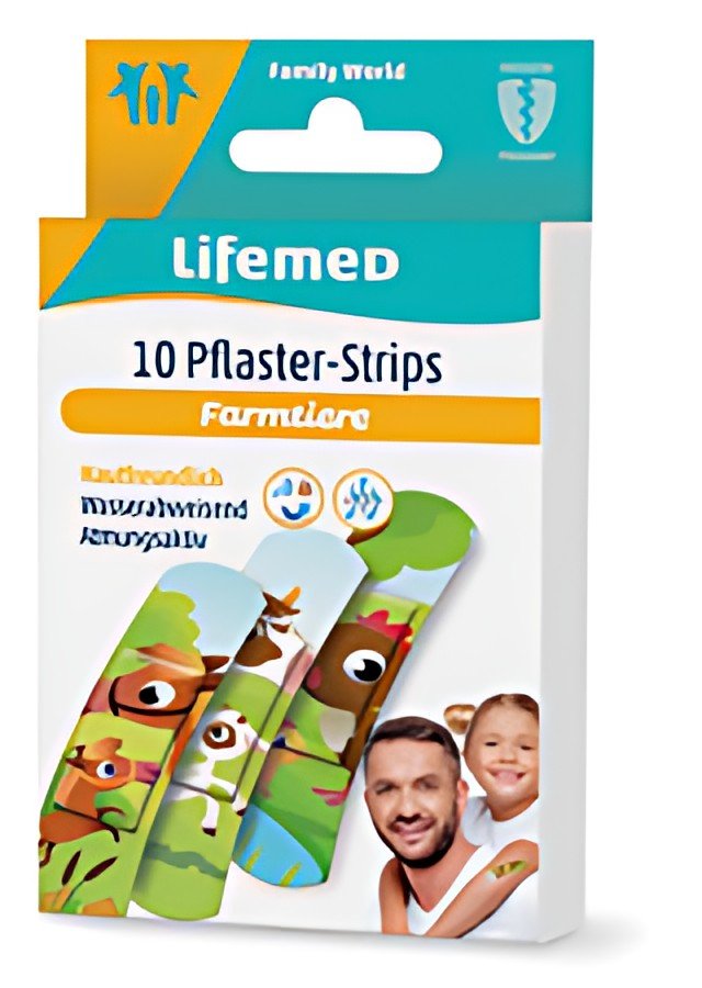 Lifemed Pansement pour enfants "Animaux" paquet de 10