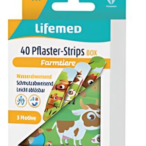 Lifemed Pansement pour enfants "Animaux", 40, boîte en métal