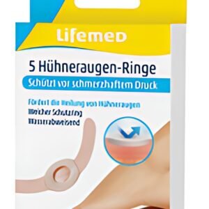 Lifemed Anneaux anti-cors, transparent, paquet de 5