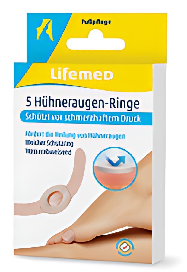 Lifemed Anneaux anti-cors, transparent, paquet de 5