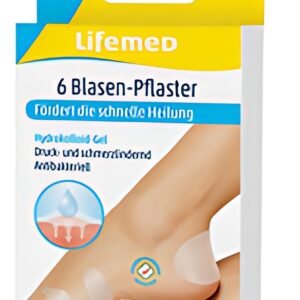 Lifemed Pansement pour ampoules, transparent, paquet de 6