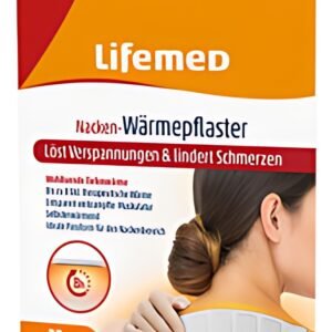 Lifemed Patch chauffant pour la nuque, 230 x 90 mm, blanc