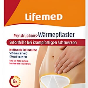 Lifemed Patch chauffant pour règles douloureuses, blanc
