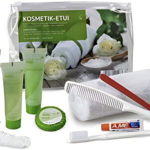 Lifemed Kit cosmétique de voyage, 10 pièces, dans un étui