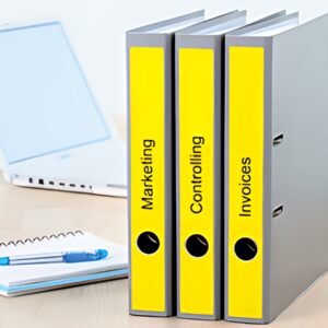 HERMA Etiquette dos de classeur SPECIAL, 38 x 297 mm, jaune