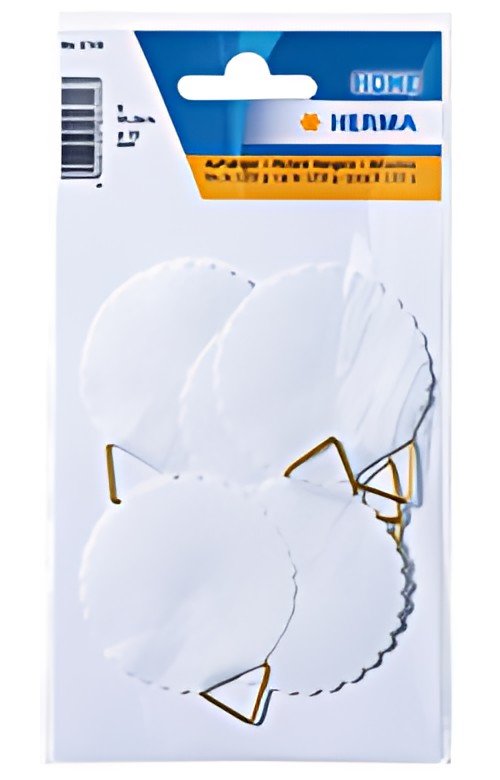 HERMA Attache pour cadre, diamètre: 55 mm, Shirting, blanc