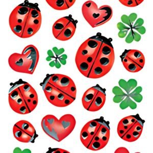 HERMA Sticker DECOR "Coccinelles argentées"