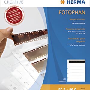 HERMA Pochettes pour négatifs, pour 10 x 4 négatifs, clair