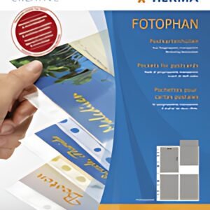 HERMA pochette pour carte postale, pour cartes 10 x 15 cm