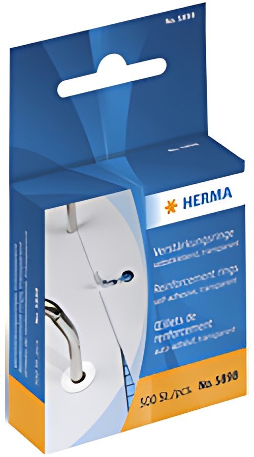 HERMA oeillet de renforcement, en plastique, transparent