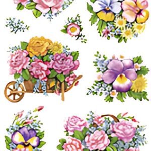 HERMA Sticker DECOR "Pots de fleurs nostalgiques"