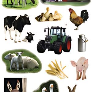 HERMA Autocollants DECOR "Photo d'animaux de ferme"