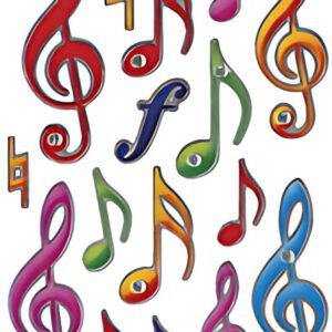 HERMA Sticker MAGIC "Clé de sol", jewel