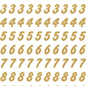 HERMA stickers chiffres 0-9, film transparent,