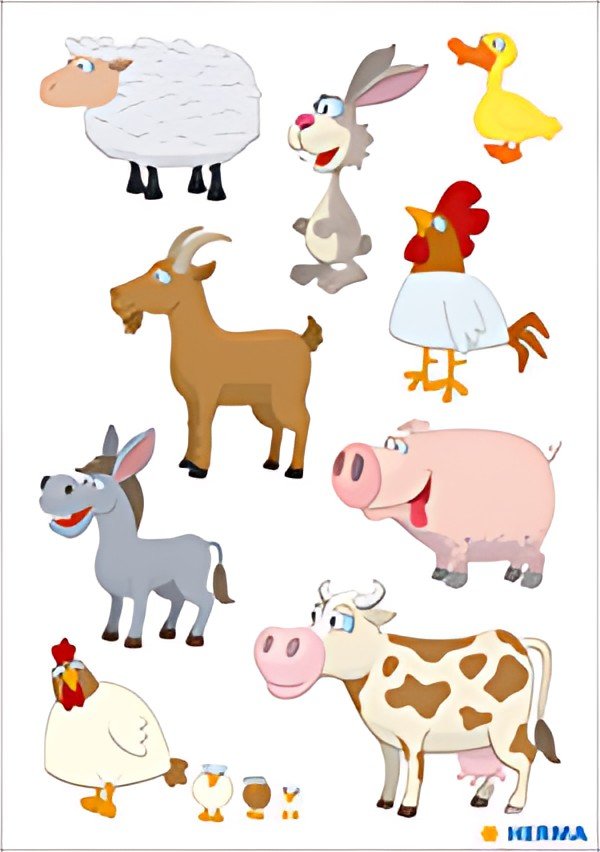 HERMA Autocollants DECOR "Animaux préférés"