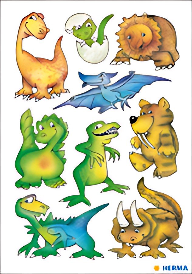 HERMA Autocollants DECOR "Dinosaures"