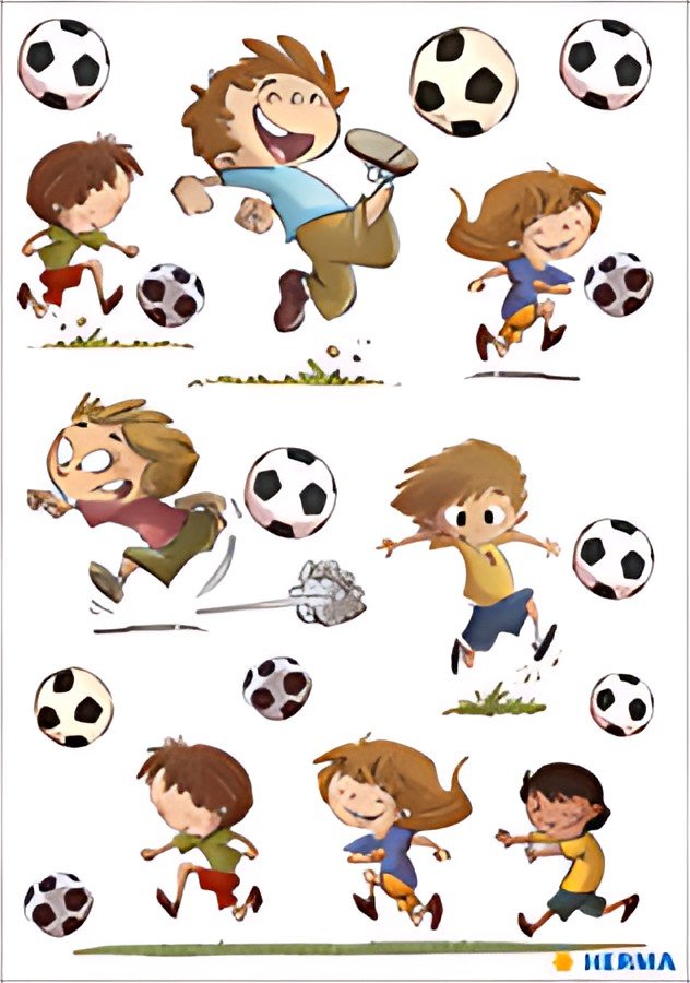 HERMA Sticker DECOR "Amis du football"
