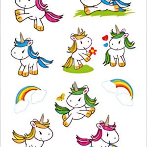 HERMA Autocollants DECOR "Bébé licorne", pailleté