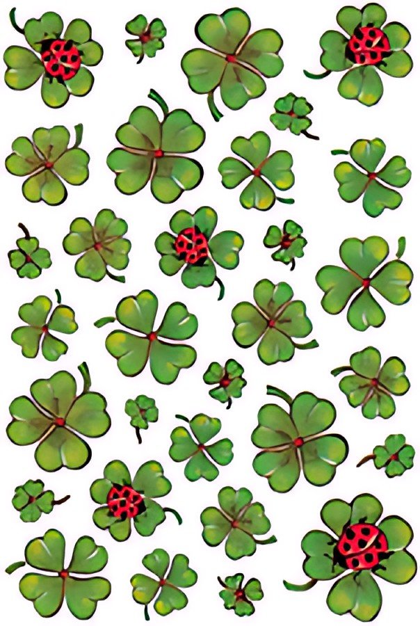 HERMA Sticker DECOR "Coccinelles et fleur"
