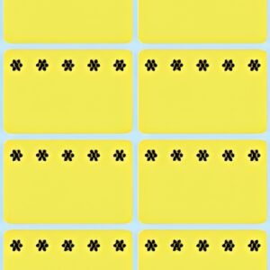 HERMA étiquettes pour surgelés, 26 x 40 mm, jaune fluo