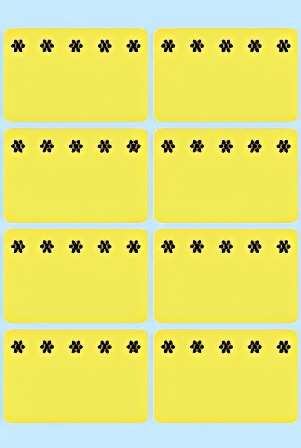 HERMA étiquettes pour surgelés, 26 x 40 mm, jaune fluo