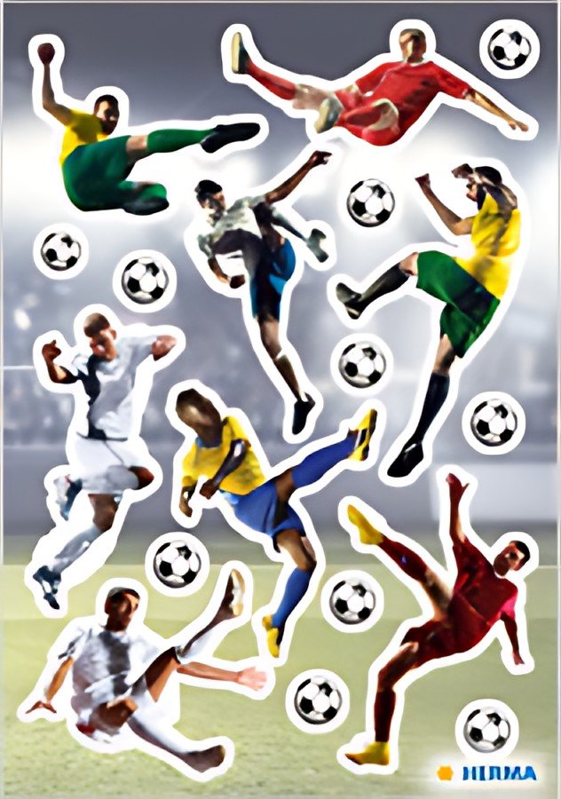 HERMA Sticker DECOR Footballeur en action