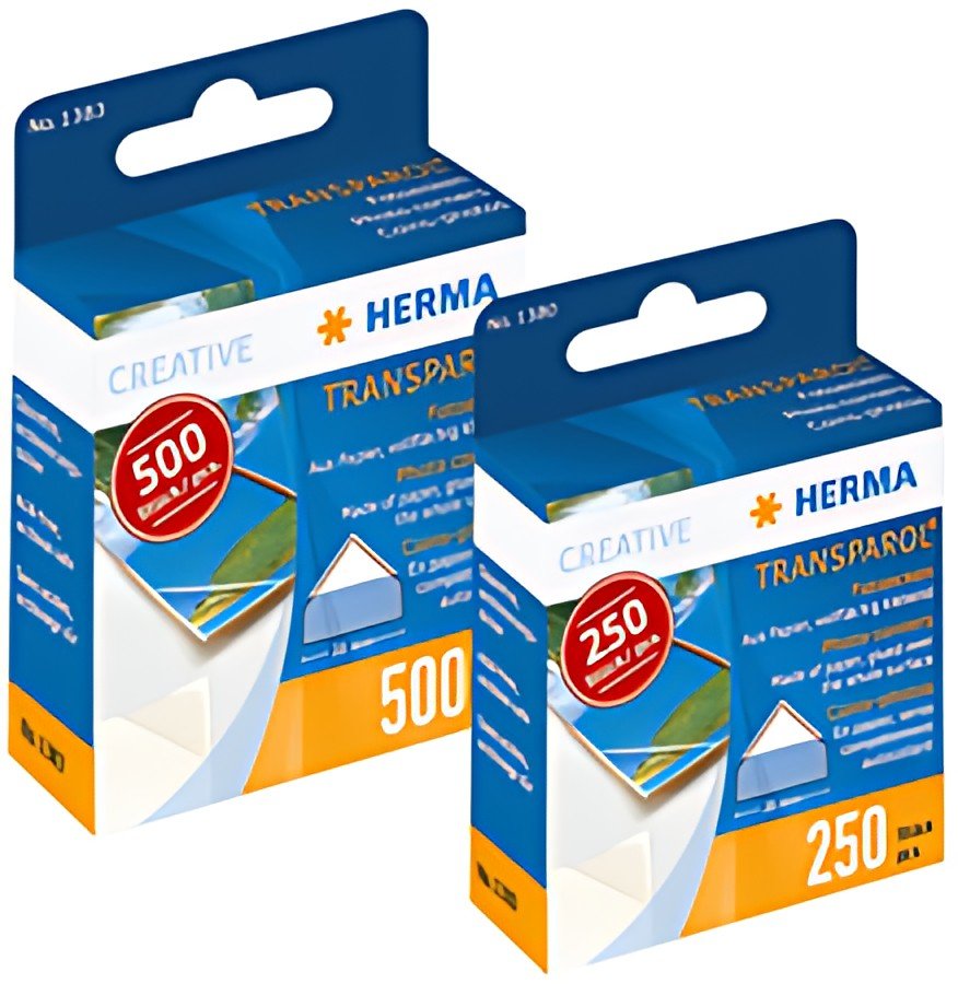 HERMA Transparol Coins-photos, extra grand, bandes de 2