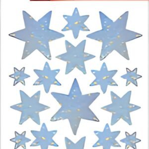 HERMA Sticker de Nöel DECOR "étoiles", assorti, argent,