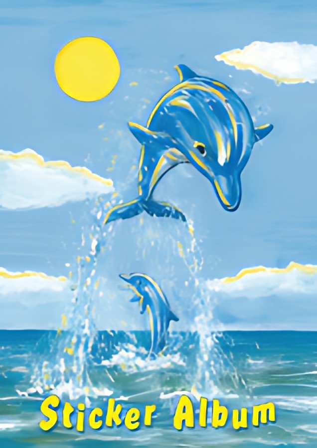 HERMA Album de stickers "Le petit dauphin", A5