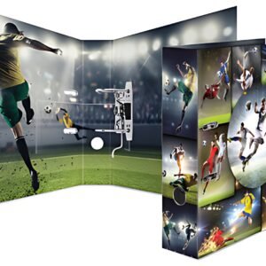 HERMA Classeur à levier à motifs "football", dos: 70 mm,