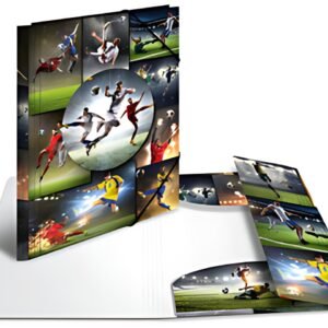 HERMA Chemise à élastiques "football", en PP, A4