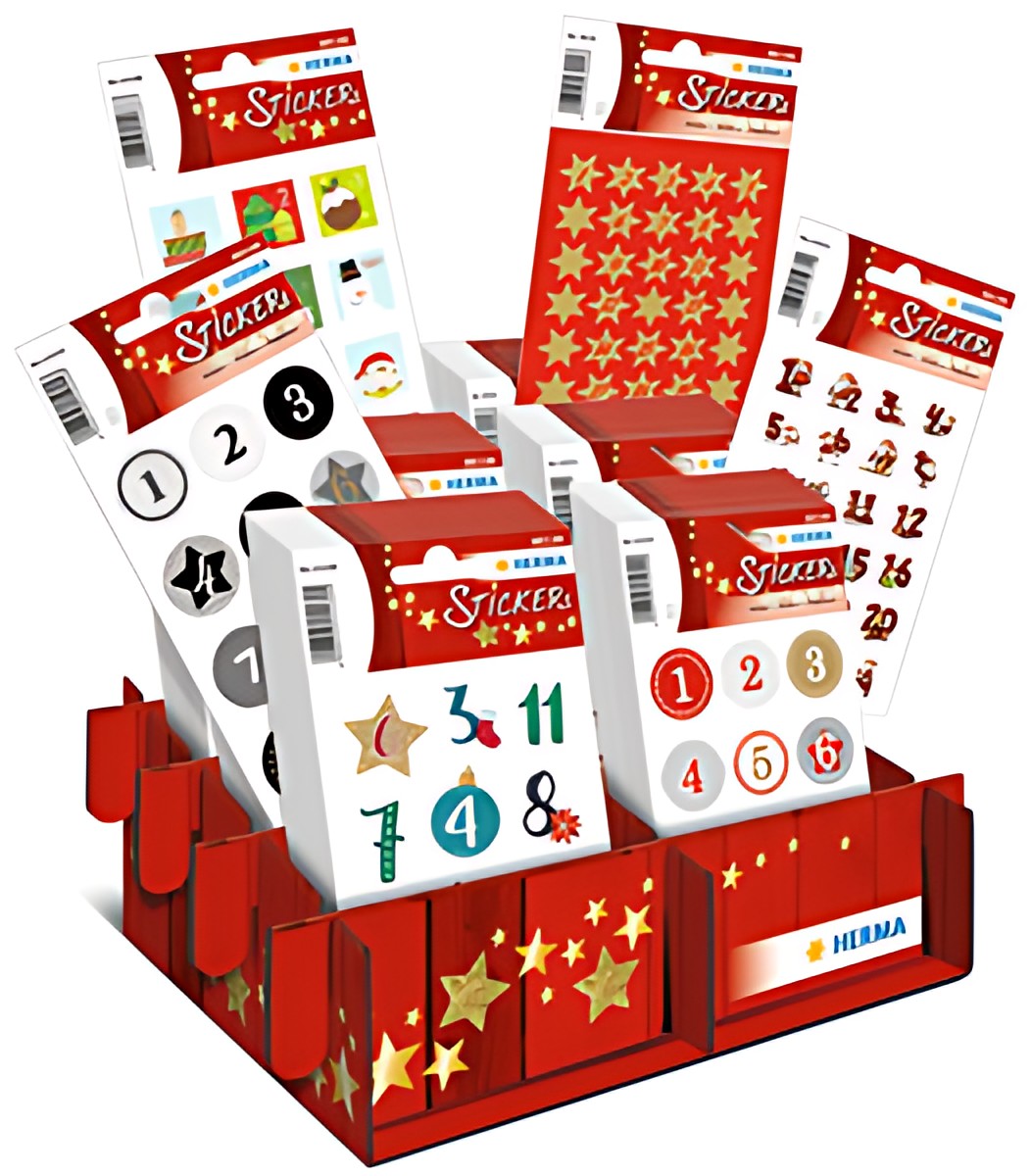 HERMA Sticker de Noël DECOR "Calendrier de l'Avent"