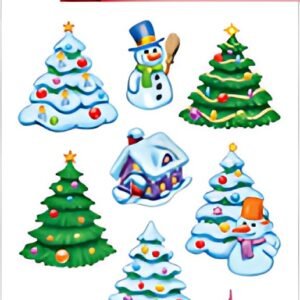 HERMA Sticker de Noël DECOR "Forêt à Noël"