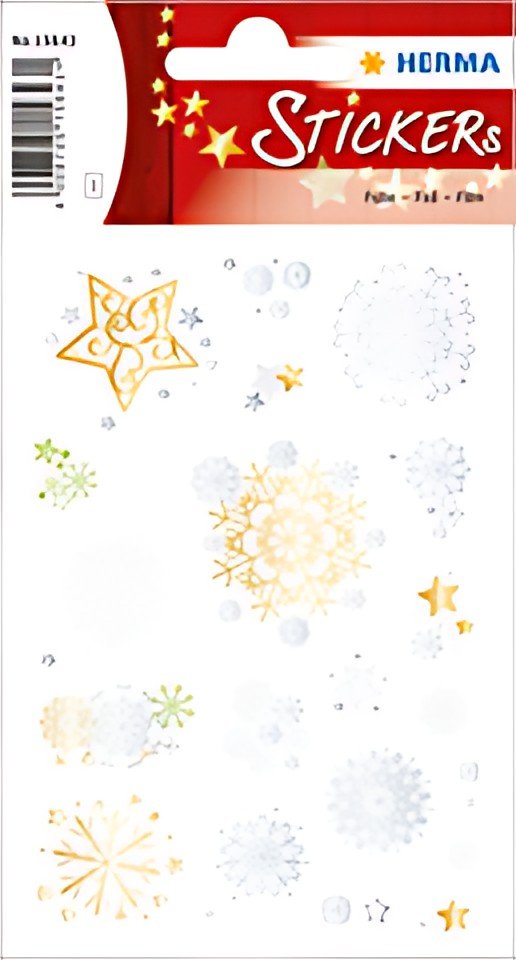 HERMA Stickers de Noël CREATIVE "Etoiles et flocons"