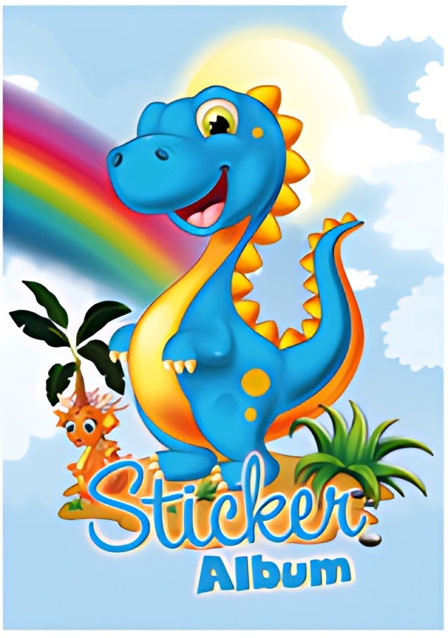 HERMA Album de stickers "Dinosaures", A5
