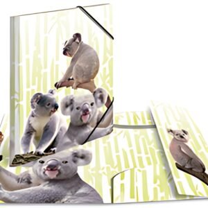 HERMA Chemise à élastiques Animaux exotiques, A4, koalas