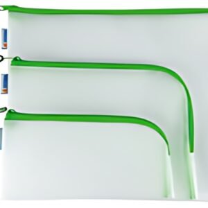 HERMA Pochette à fermeture à zip "Mesh Bags", vert