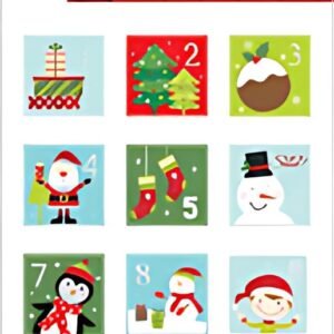 HERMA Autocollants de Noël DECOR chiffres calendrier Avent