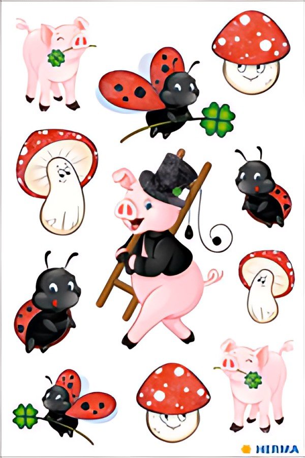 HERMA Sticker DECOR "Porte-bonheur"