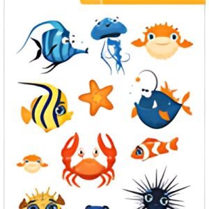HERMA Sticker MAGIC "Drôles d'animaux marins"