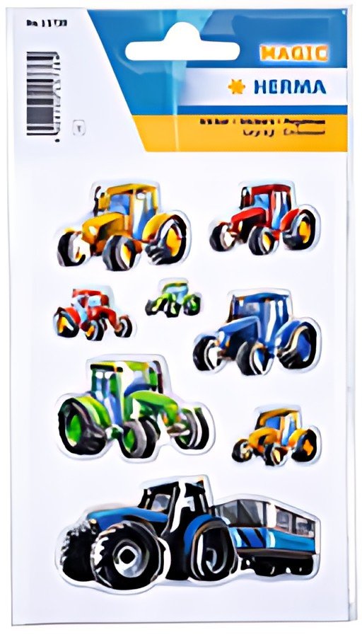 HERMA Sticker MAGIC "Course de tracteurs"