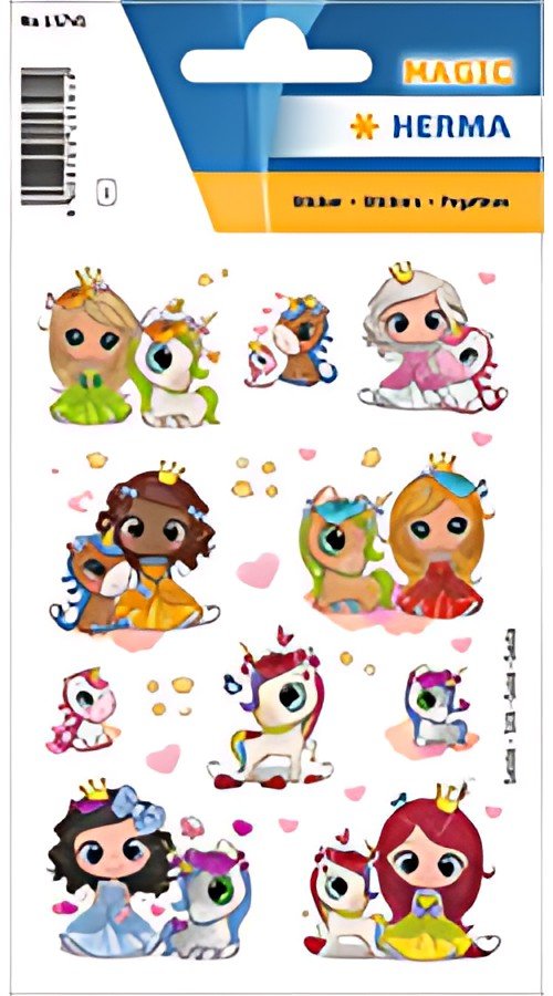 HERMA Sticker MAGIC "Princesse Sweetie & Friends"