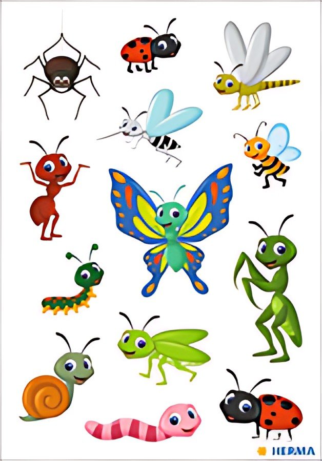 HERMA Autocollants DECOR "Petits insectes"