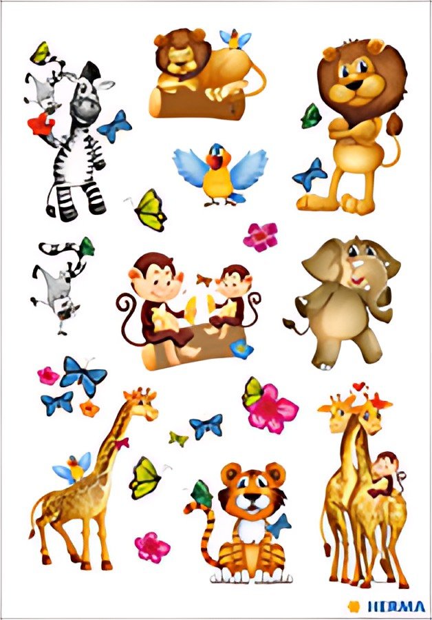 HERMA Autocollants DECOR "Jungle"