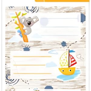 HERMA Étiquettes pour livres VARIO "Copains de bac à sable"