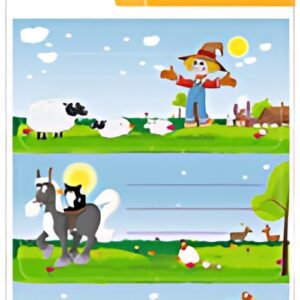 HERMA Étiquettes pour livres VARIO "Petite ferme"